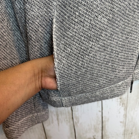 Eileen Fisher Ash Organic Cotton Twisted Terry Moto Jacket Womens XL Minimalist - Picture 9 of 16